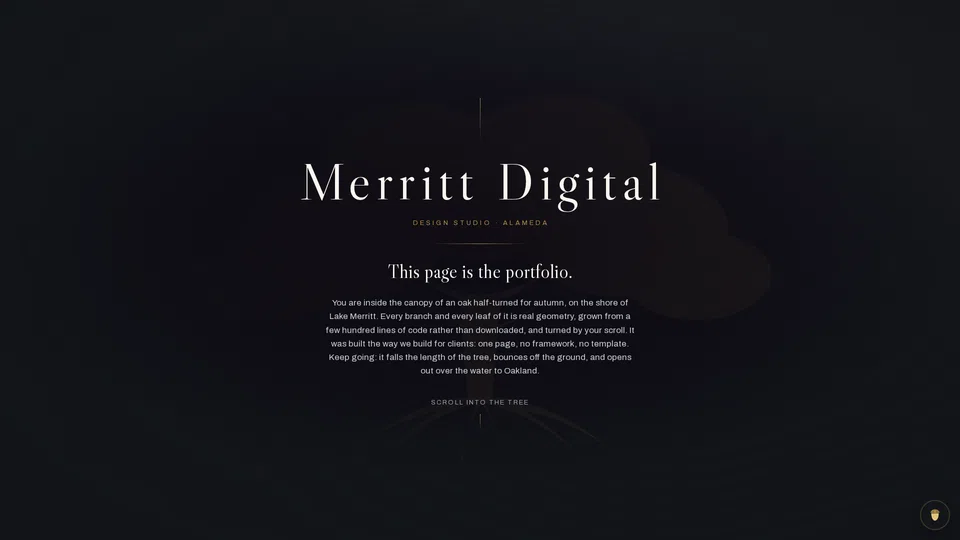 Homepage snapshot at launch