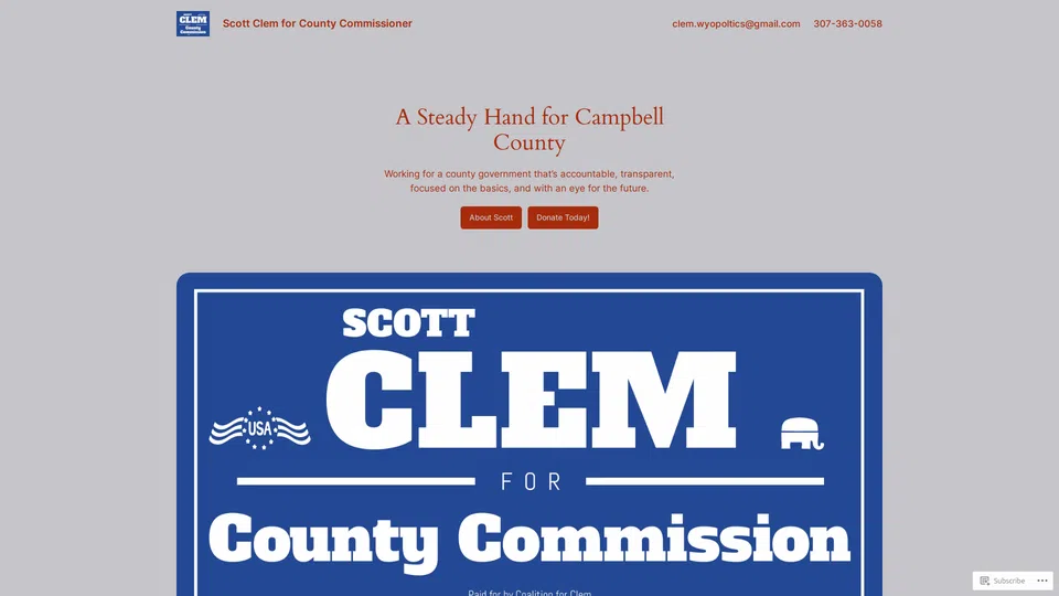 Homepage snapshot at launch