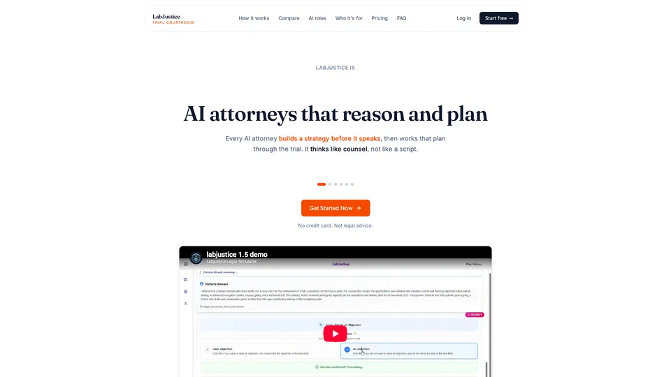 Homepage snapshot at launch