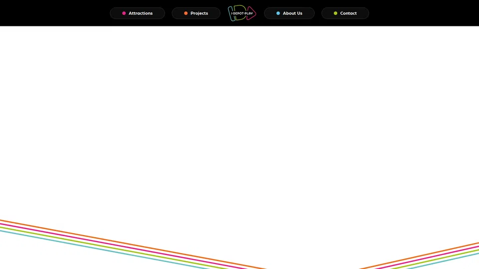 Homepage snapshot at launch
