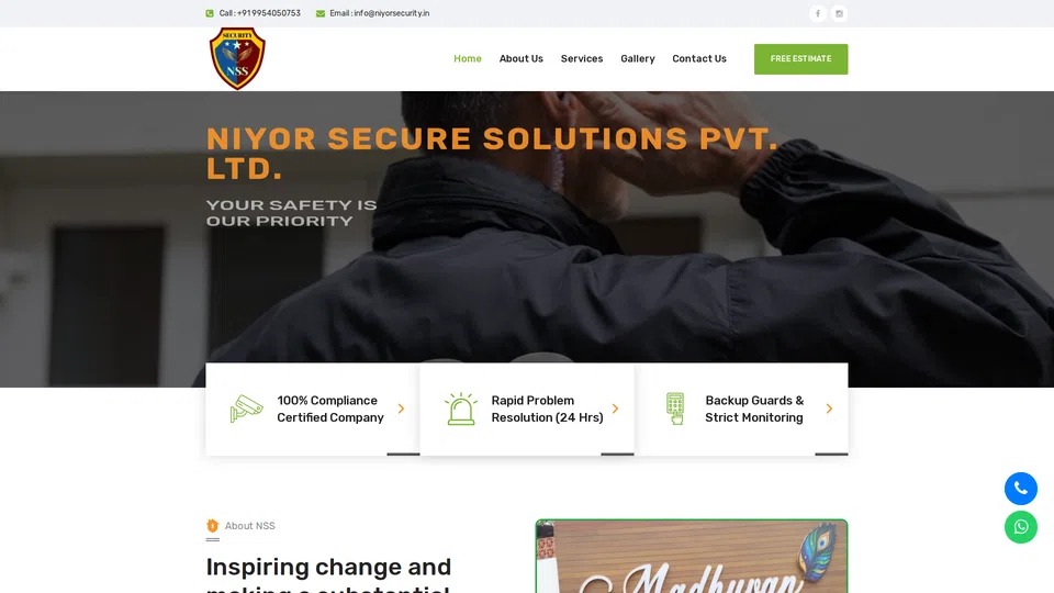 Homepage snapshot at launch