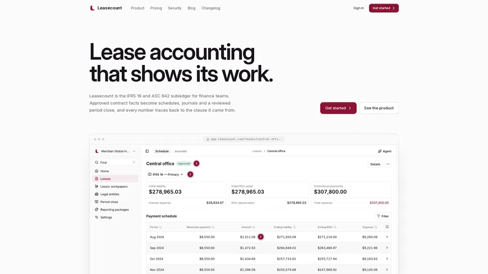 Homepage snapshot at launch