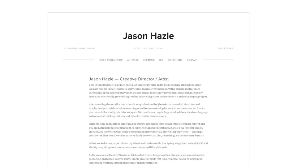 Homepage snapshot at launch