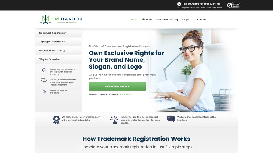 Homepage snapshot at launch