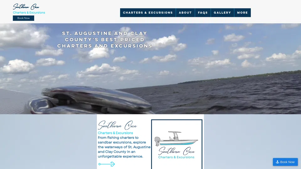 Homepage snapshot at launch