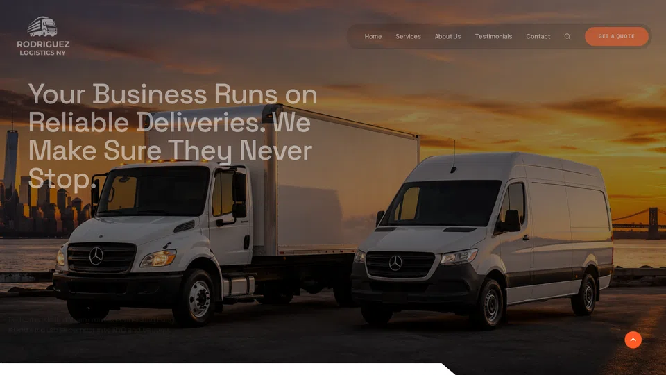 Homepage snapshot at launch