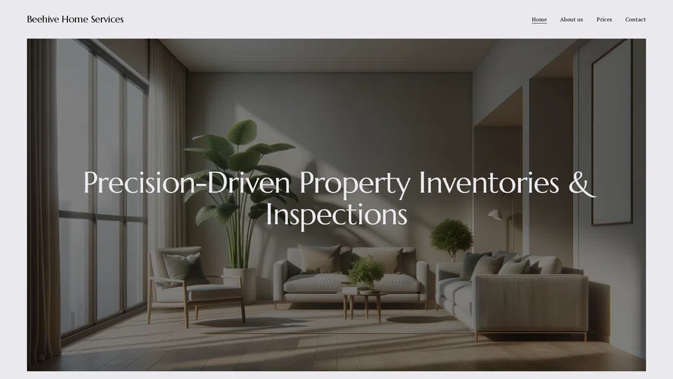 Homepage snapshot at launch