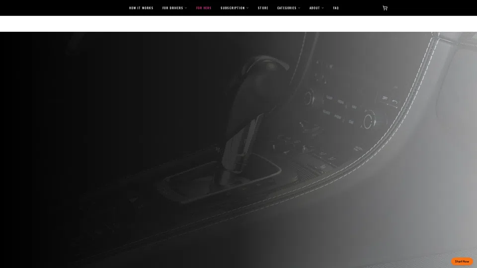 Homepage snapshot at launch