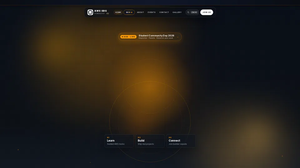 Homepage snapshot at launch