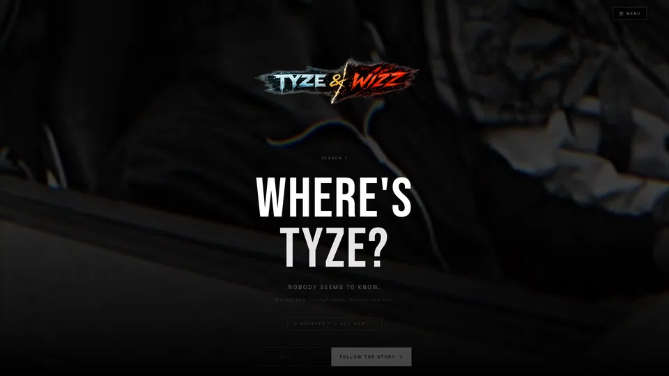 Homepage snapshot at launch