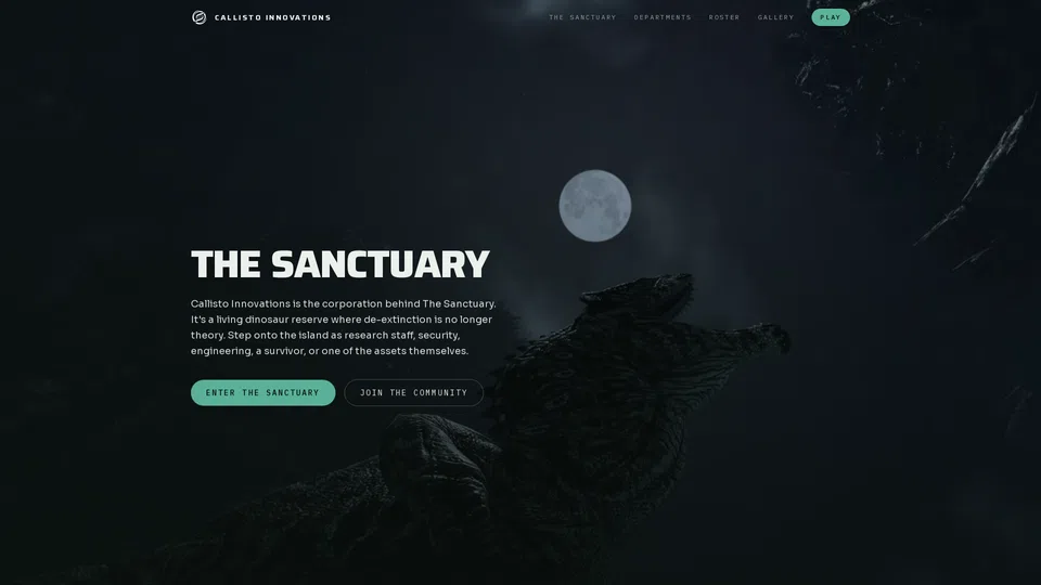 Homepage snapshot at launch