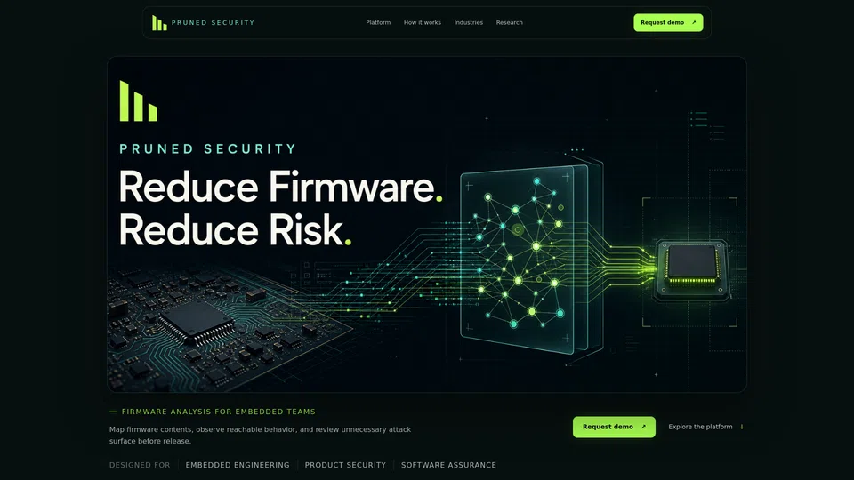 Homepage snapshot at launch