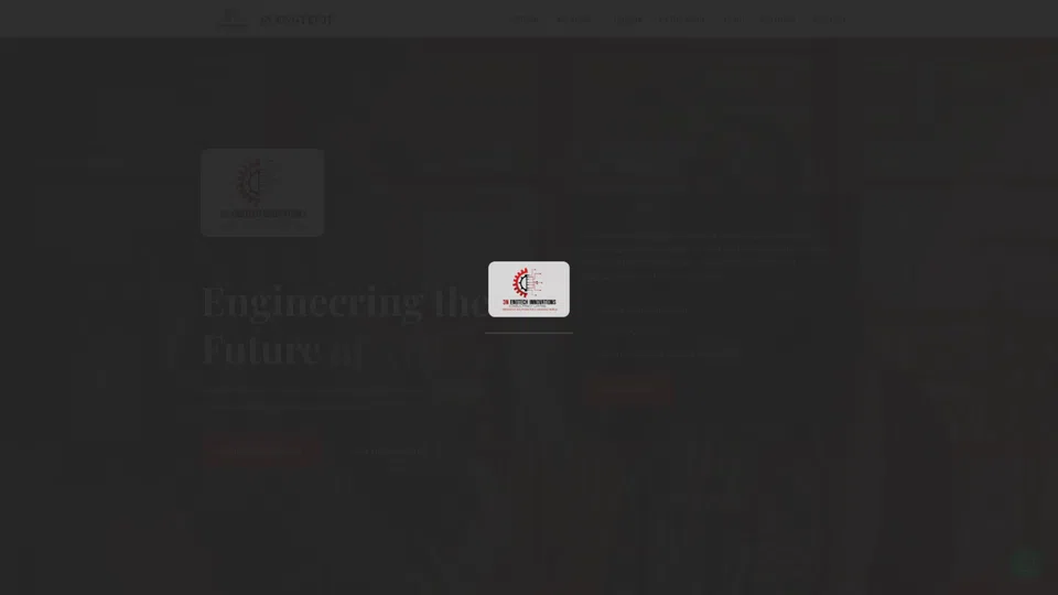 Homepage snapshot at launch