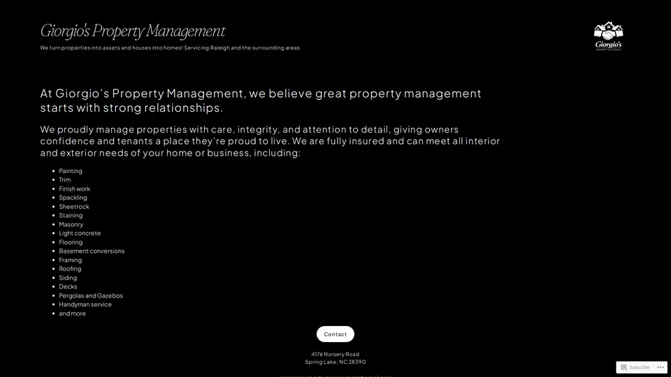 Homepage snapshot at launch
