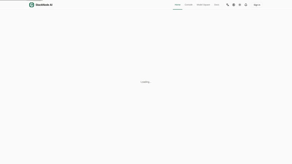 Homepage snapshot at launch