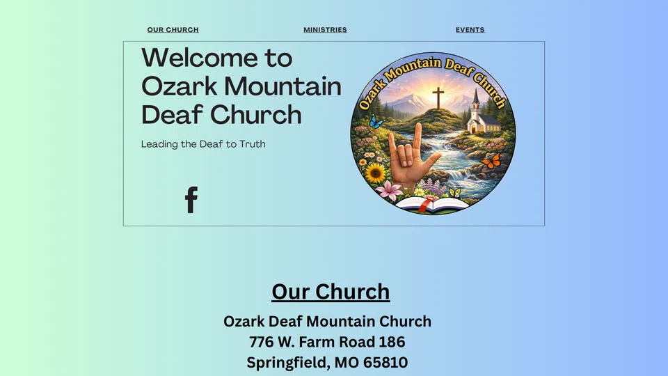 Homepage snapshot at launch