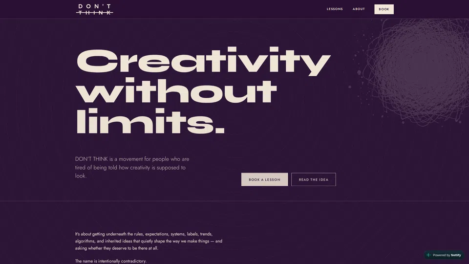 Homepage snapshot at launch