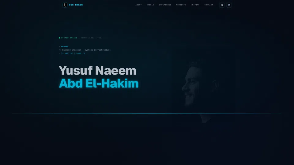 Homepage snapshot at launch
