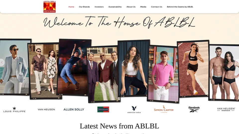 Homepage snapshot at launch