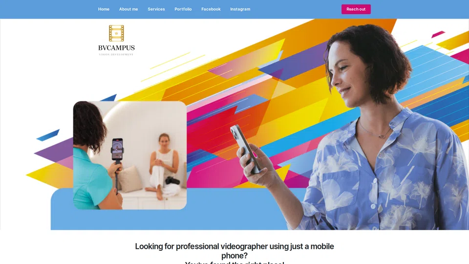 Homepage snapshot at launch
