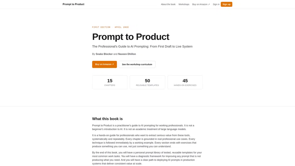 Homepage snapshot at launch