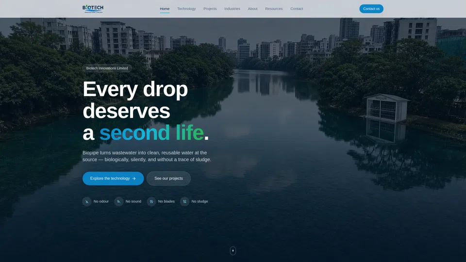 Homepage snapshot at launch