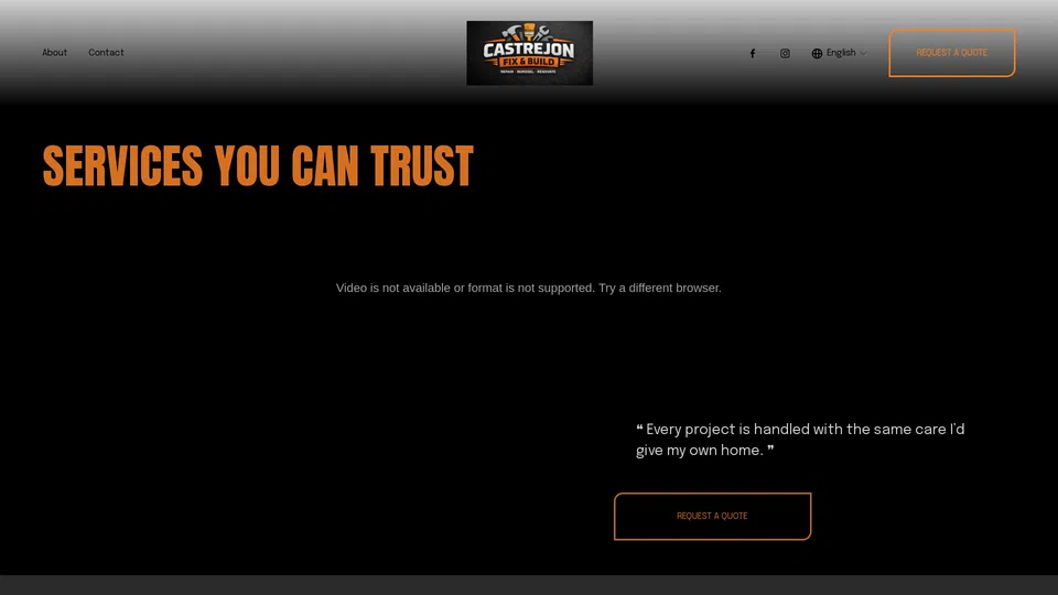 Homepage snapshot at launch