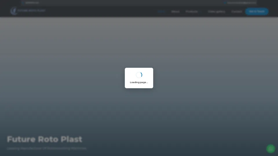 Homepage snapshot at launch
