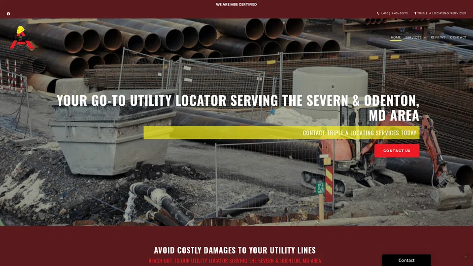 Homepage snapshot at launch