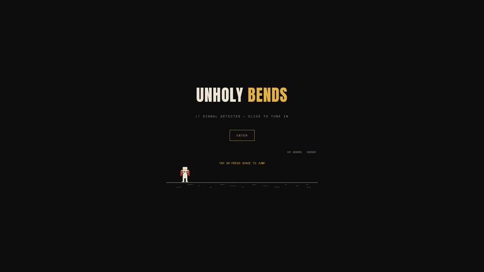Homepage snapshot at launch
