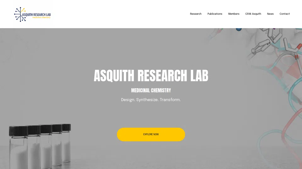 Homepage snapshot at launch