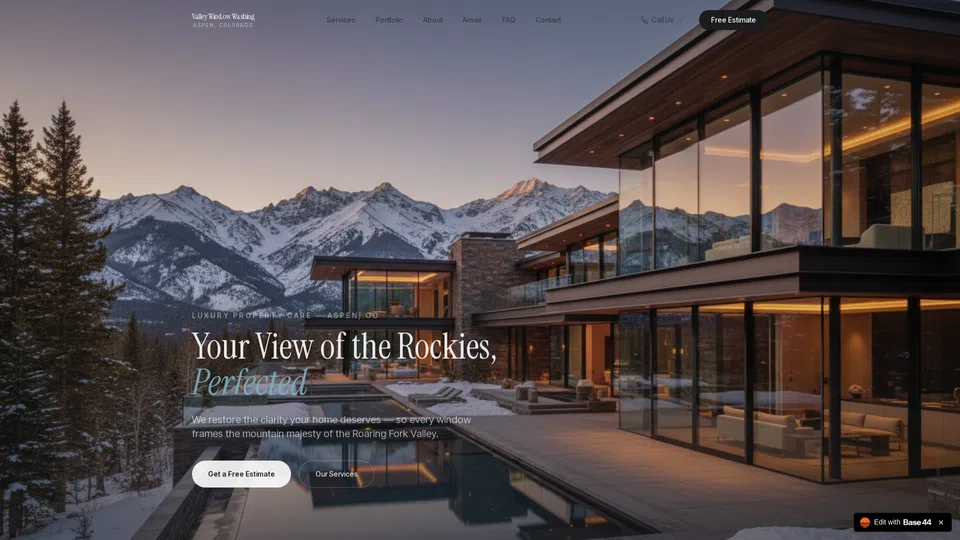 Homepage snapshot at launch