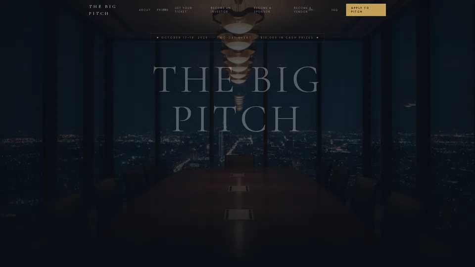 Homepage snapshot at launch