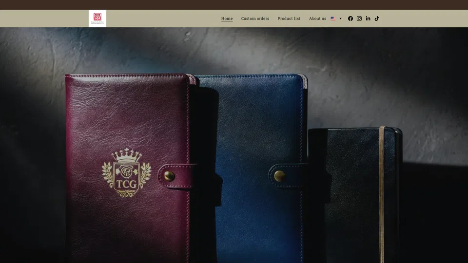 Homepage snapshot at launch