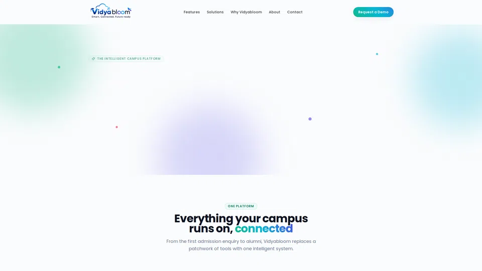 Homepage snapshot at launch