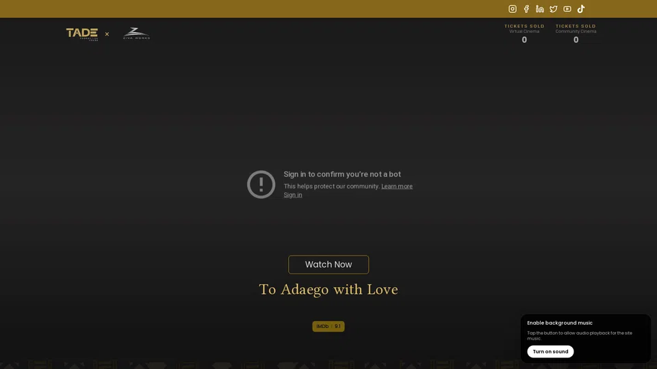 Homepage snapshot at launch