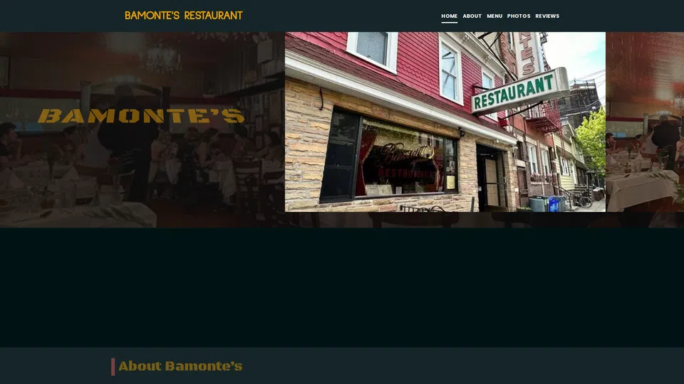 Homepage snapshot at launch