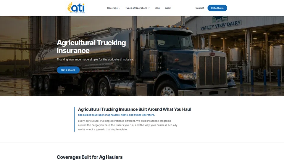 Homepage snapshot at launch
