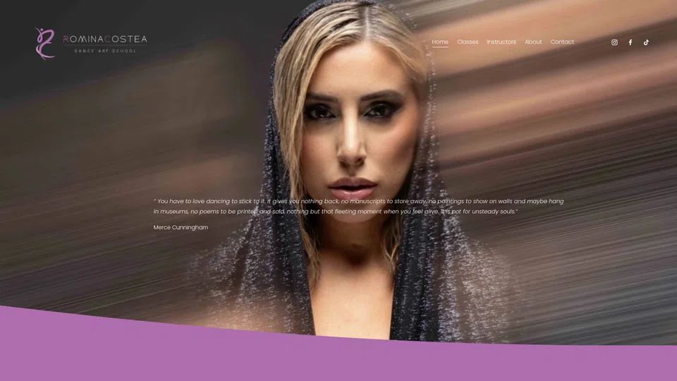 Homepage snapshot at launch