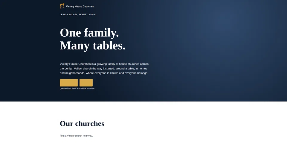 Homepage snapshot at launch