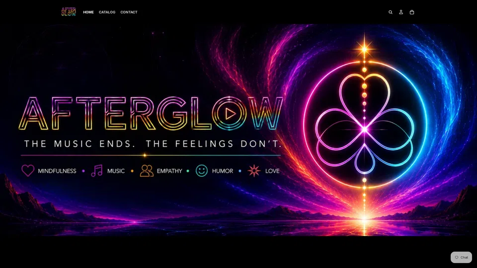 Homepage snapshot at launch