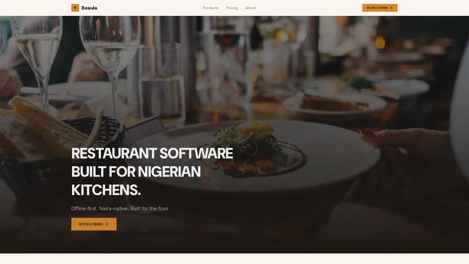 Homepage snapshot at launch