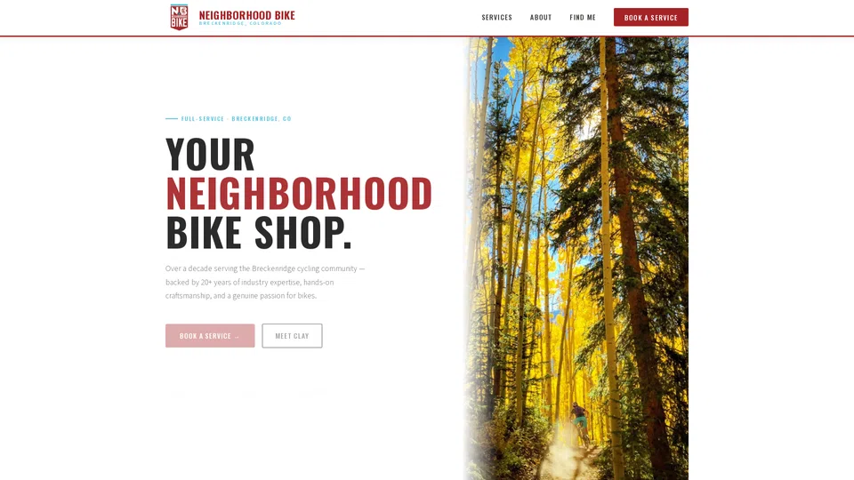 Homepage snapshot at launch