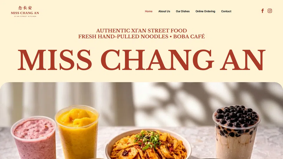 Homepage snapshot at launch