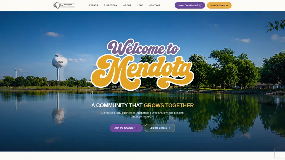 Homepage snapshot at launch