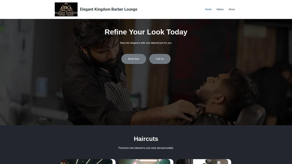 Homepage snapshot at launch