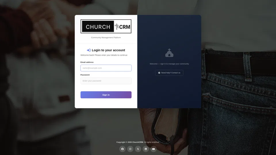 Homepage snapshot at launch