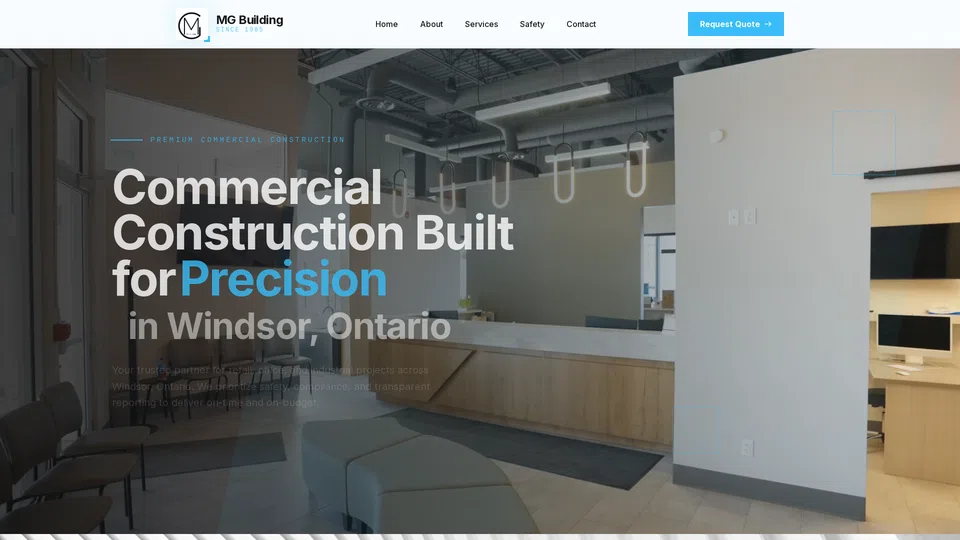 Homepage snapshot at launch