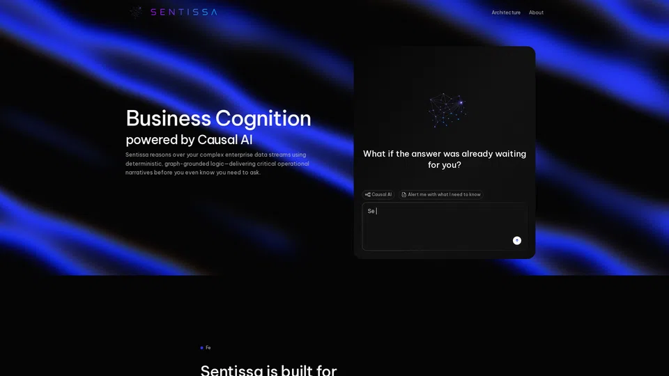 Homepage snapshot at launch