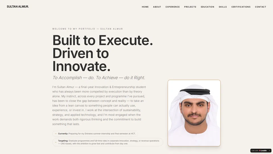 Homepage snapshot at launch
